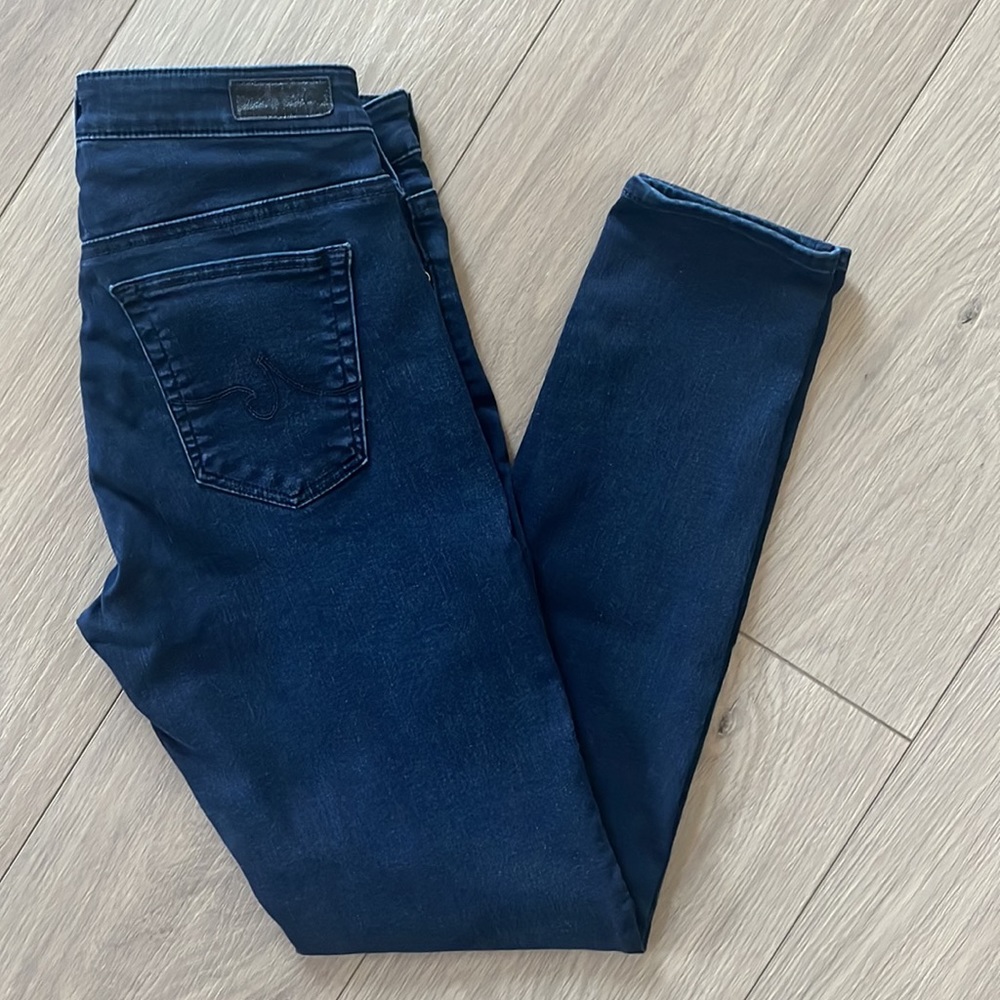 AG The Legging Jean super skinny ankle size 26 stretch dark wash
